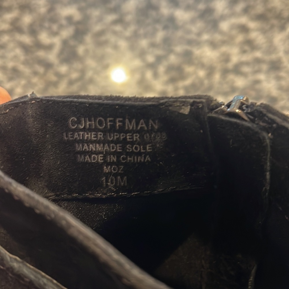 Joan & David Circa CJ Hoffman Black Suede Boots Size 10​​​ - Picture 7 of 7
